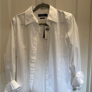 Ralph Lauren No Iron Button Down- NWT